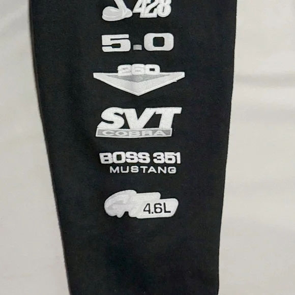 Mustang Black Zip Up Sweater Size Small - Picture 7 of 13